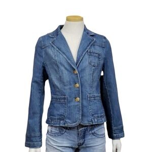 Tommy Hilfiger Classic Fitted Vintage Blue Jean Jacket